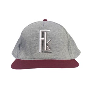 Snapback GREY - Logo blanc / gris foncé