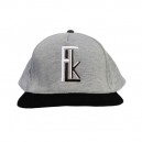 Snapback logo blanc / noir