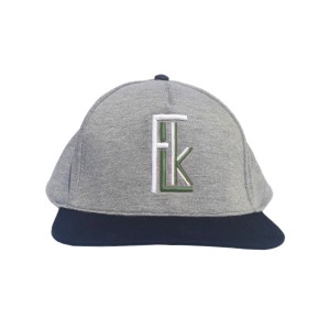 Snapback GREY - Logo blanc / vert