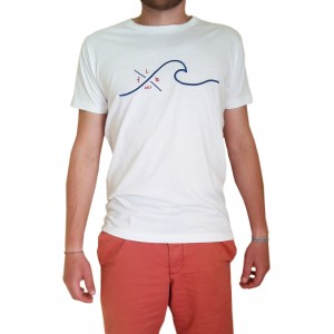 T-Shirt LA VAGUE - Blanc