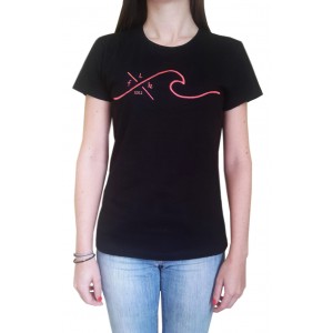 T-Shirt LA VAGUE Wns - Noir