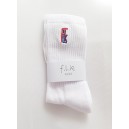 Chaussettes PETROS - Logo Bleu / Rouge