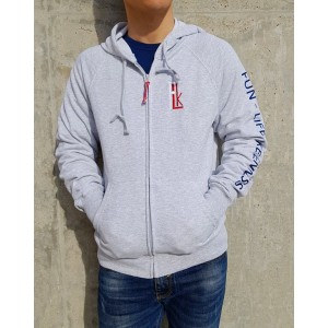 Sweatshirt à capuche zippé léger - LIFE