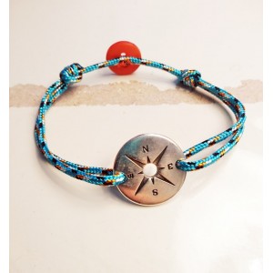 Bracelet COMPASS - Azur