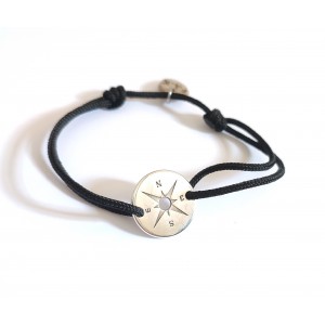 Bracelet COMPASS - Noir