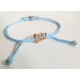 Bracelet SMILE - Bleu polaire