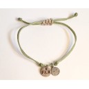 Bracelet SMILE - Vert amande