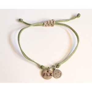 Bracelet SMILE - Vert amande
