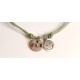 Bracelet SMILE - Vert amande