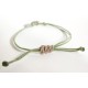 Bracelet SMILE - Vert amande
