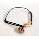 Bracelet ANANAS - Noir
