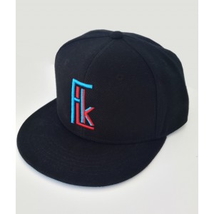 Snapback ARNO - Logo Bleu Azur / Rouge