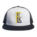 Trucker logo jaune et bleu marine