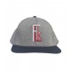 Snapback logo blanc / rouge