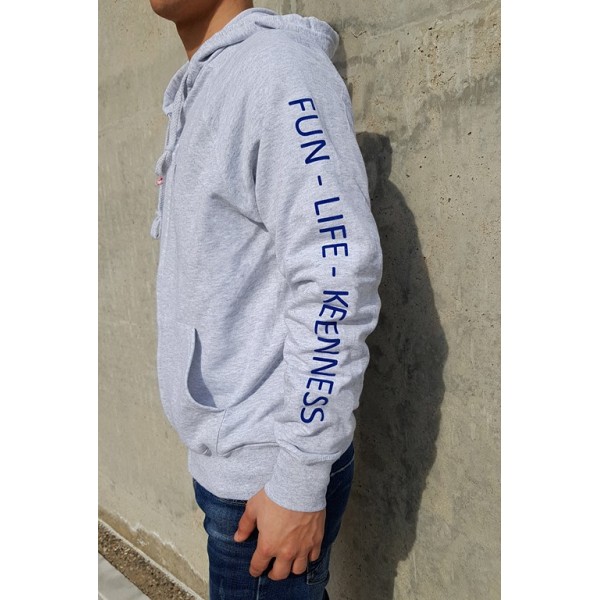 SWEATSHIRT À CAPUCHE ZIPPÉ LÉGER - LIFE – Image 2