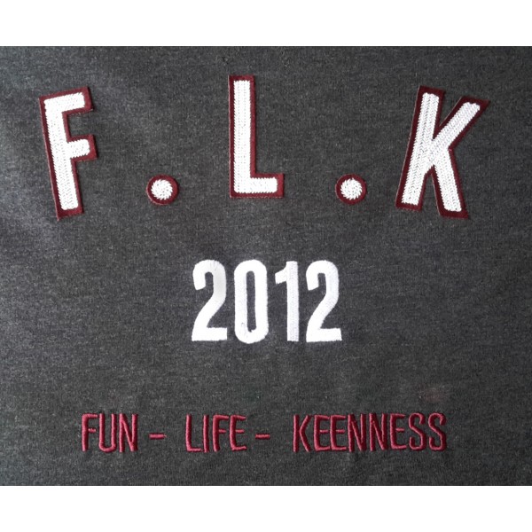 SWEATSHIRT F.L.K 2012 - GRIS CHINÉ FONCÉ – Image 2