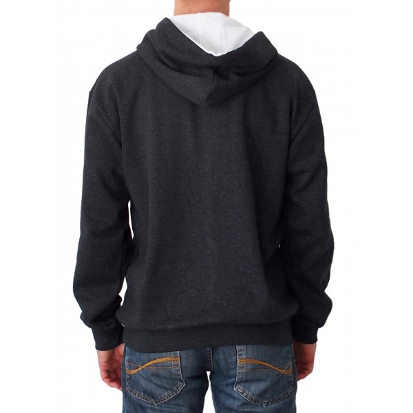 SWEATSHIRT CLASSIC - Détails cyan, blanc et jaune fluo sur le cordon – Image 3